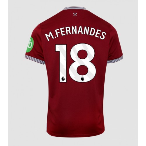 Pánský Fotbalový dres West Ham United Mateus Fernandes #18 2025-26 Domácí Krátký Rukáv